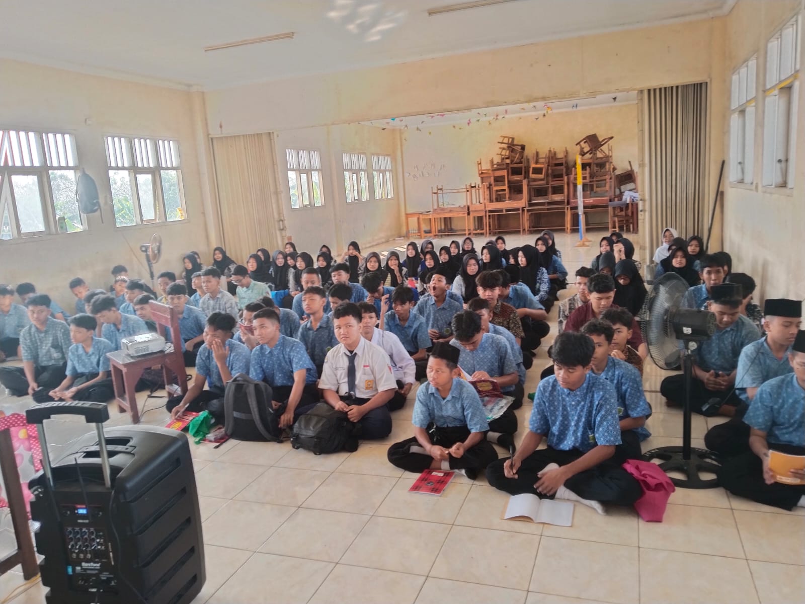 GARNIZUN Selalu aktif melaksanakan kegiatan sosialisasi pencegahan narkoba di lingkungan pendidikan